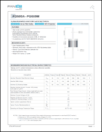 Click here to download PG600A_07 Datasheet
