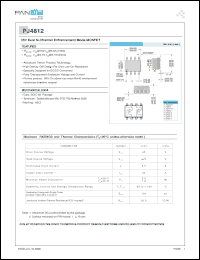 Click here to download PJ4812 Datasheet