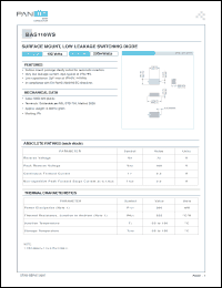 Click here to download BAS116WS Datasheet