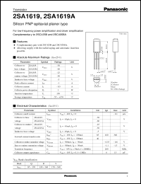 Click here to download 2SA1619A Datasheet