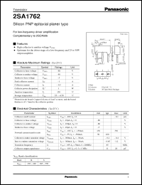 Click here to download 2SA1762 Datasheet