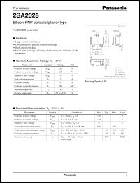 Click here to download 2SA2028 Datasheet