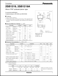 Click here to download 2SB1219 Datasheet