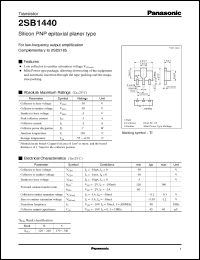 Click here to download 2SB1440 Datasheet