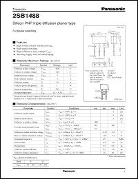 Click here to download 2SB1488 Datasheet