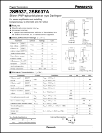 Click here to download 2SB0937 Datasheet