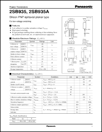 Click here to download 2SB0935A Datasheet