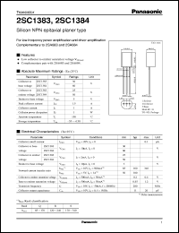 Click here to download 2SC1383 Datasheet