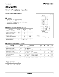 Click here to download 2SC3315 Datasheet