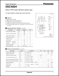 Click here to download 2SC4004 Datasheet