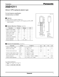 Click here to download 2SD1211 Datasheet