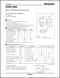 Click here to download 2SD1330 Datasheet