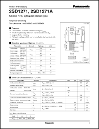 Click here to download 2SD1271 Datasheet