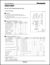 Click here to download 2SD1964 Datasheet