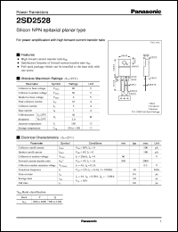 Click here to download 2SD2528 Datasheet