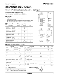 Click here to download 2SD1262 Datasheet