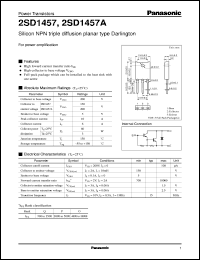 Click here to download 2SD1457 Datasheet