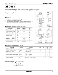 Click here to download 2SD1611 Datasheet