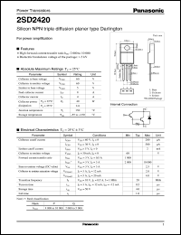 Click here to download 2SD2420 Datasheet