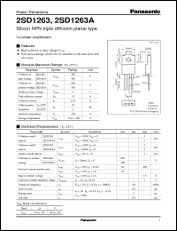 Click here to download 2SD1263 Datasheet