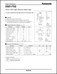Click here to download 2SD1753 Datasheet