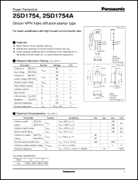 Click here to download 2SD1754A Datasheet
