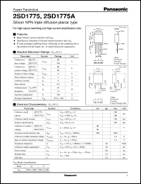 Click here to download 2SD1775A Datasheet