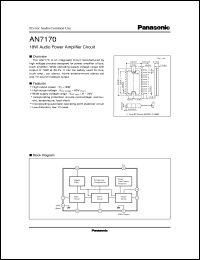 Click here to download AN7170 Datasheet