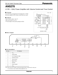 Click here to download AN5270 Datasheet