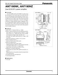 Click here to download AN7190NK Datasheet