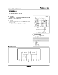 Click here to download AN5265 Datasheet