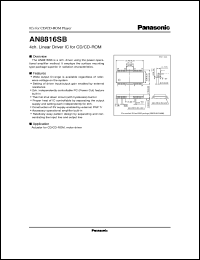 Click here to download AN8816SB Datasheet