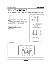Click here to download AN7017 Datasheet