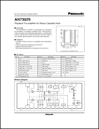 Click here to download AN7352S Datasheet