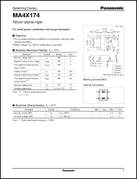 Click here to download MA4X174 Datasheet