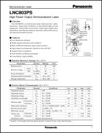 Click here to download LNC803 Datasheet