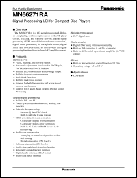 Click here to download MN66271RA Datasheet