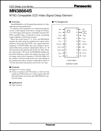 Click here to download MN38664S Datasheet