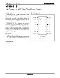 Click here to download MN3881S Datasheet