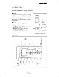 Click here to download AN6494NSA Datasheet