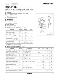 Click here to download 2SK2126 Datasheet