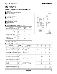 Click here to download 2SK2340 Datasheet