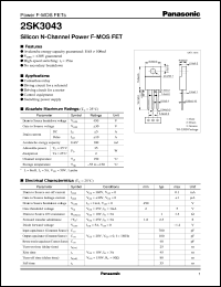 Click here to download 2SK3043 Datasheet