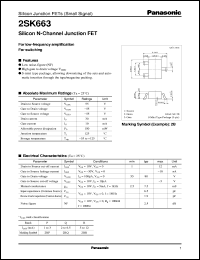 Click here to download 2SK0663 Datasheet