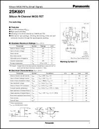 Click here to download 2SK0601 Datasheet