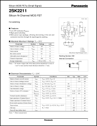 Click here to download 2SK2211 Datasheet