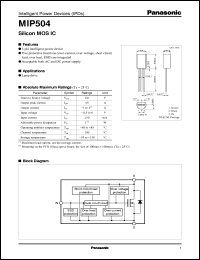 Click here to download MIP504 Datasheet