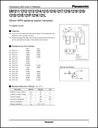 Click here to download UNR1219 Datasheet