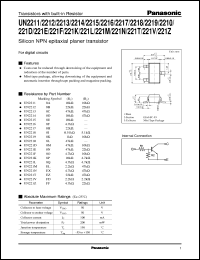 Click here to download UNR2215 Datasheet