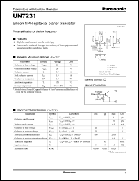 Click here to download UNR7231 Datasheet